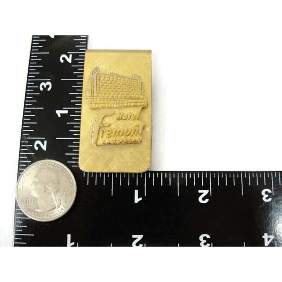 Vintage Hotel Fremont Las Vegas Money Clip Men Wallet ID Credit Card Holder - Picture 7 of 8